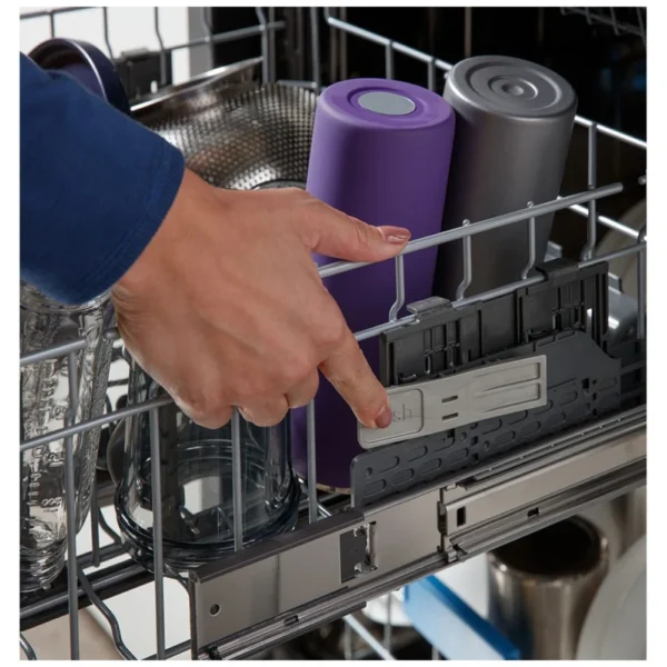 GE Profile PDP755SYVFS Dishwasher, 24 inch Exterior Width, 42 dB Decibel Level, Fully Integrated, Stainless Steel (Interior), 6 Wash Cycles, 16 Capacity (Place Settings), Hard Food Disposal, Wifi Enabled, Stainless Steel colour - Image 8