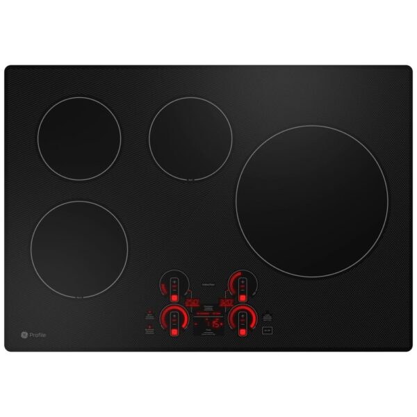 GE Profile PHP7030DTBB Induction Cooktop, 30 inch Exterior Width, 4 Burners, Induction, Black colour ADA Compliant, Control Lock - Image 6