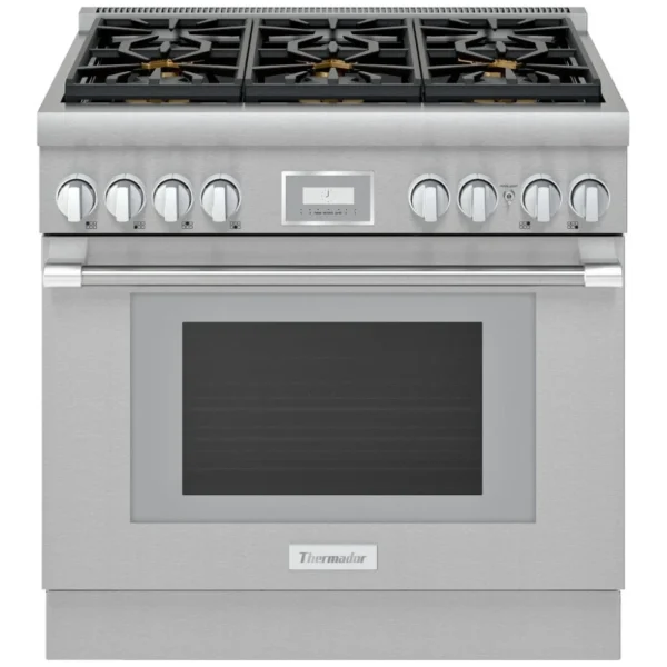 Thermador PRG366WH Gas Range, 36 inch Exterior Width, Convection, 6 Burners, 5.7 cu. ft. Capacity, 1 Ovens, Stainless Steel colour - Image 7