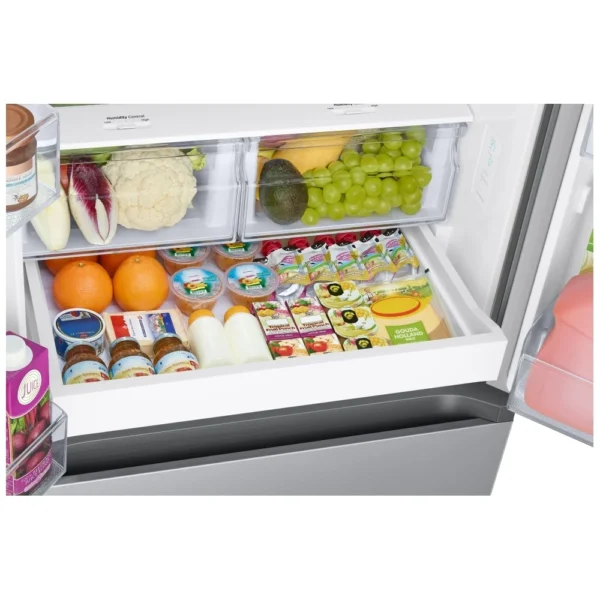 Samsung RF22A4111SR - RF22A4111SR/AA French Door Refrigerator, 30 inch Width, ENERGY STAR Certified, 21.8 cu. ft. Capacity, Stainless Steel colour Digital Inverter Compressor, All-Around Cooling, Power Cool / Power Freeze - Image 9