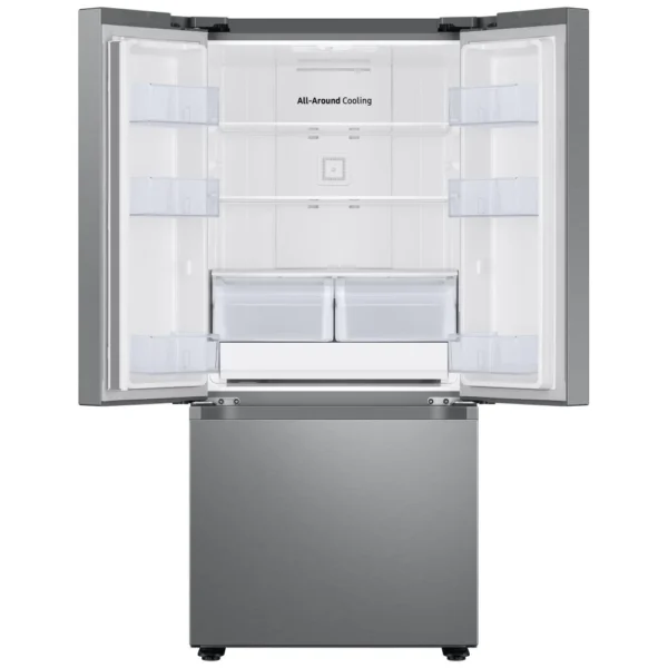 Samsung RF22A4111SR - RF22A4111SR/AA French Door Refrigerator, 30 inch Width, ENERGY STAR Certified, 21.8 cu. ft. Capacity, Stainless Steel colour Digital Inverter Compressor, All-Around Cooling, Power Cool / Power Freeze - Image 4