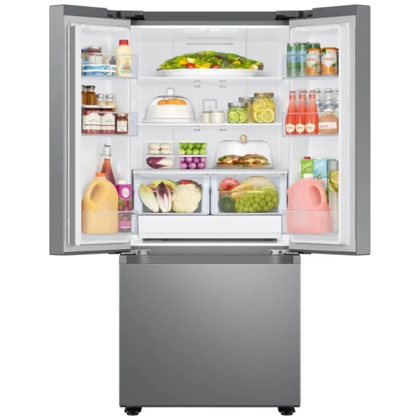 Samsung RF22A4111SR - RF22A4111SR/AA French Door Refrigerator, 30 inch Width, ENERGY STAR Certified, 21.8 cu. ft. Capacity, Stainless Steel colour Digital Inverter Compressor, All-Around Cooling, Power Cool / Power Freeze - Image 6