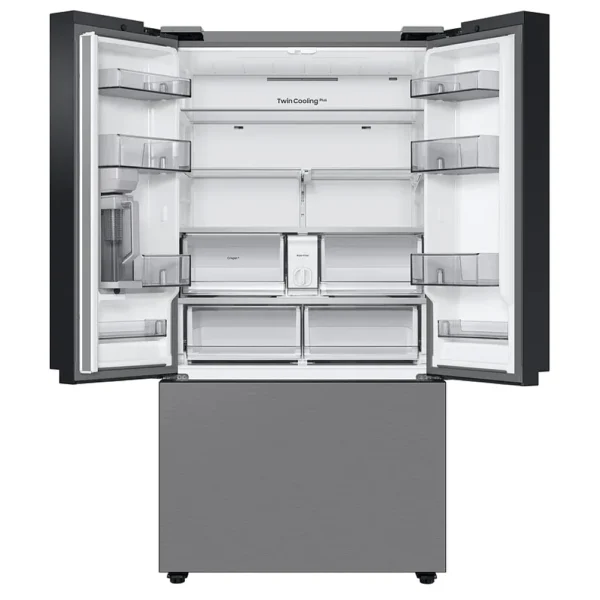 Samsung Bespoke RF24BB6200QLAA French Door Refrigerator, 36 inch Width, ENERGY STAR Certified, Counter Depth, 23.9 cu. ft. Capacity, Stainless Steel colour Twin Cooling PlusTM, Dual Ice Maker with Ice BitesTM, Autofill water pitcher, built-in Wi-Fi - Image 5