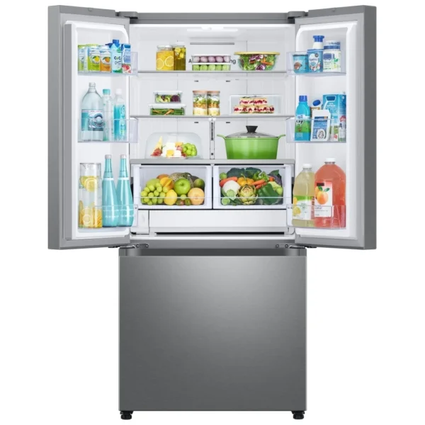 Samsung RF25C5151SR - RF25C5151SR/AA French Door Refrigerator, 33 inch Width, ENERGY STAR Certified, 24.5 cu. ft. Capacity, Stainless Steel colour SpaceMax Technology, Dual Ice Maker, All Around Cooling, Internal Water Filter - Image 6