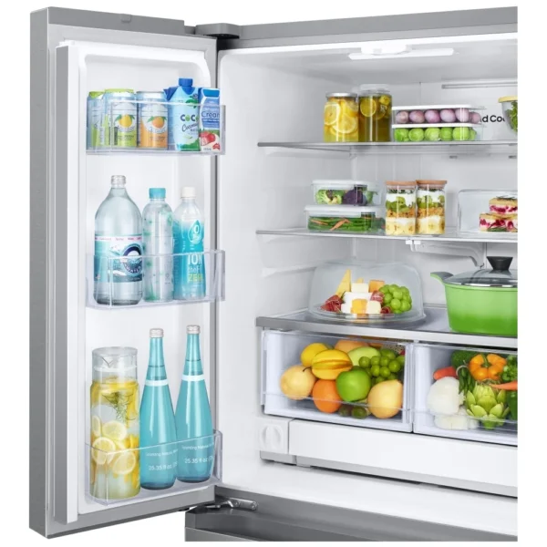 Samsung RF25C5151SR - RF25C5151SR/AA French Door Refrigerator, 33 inch Width, ENERGY STAR Certified, 24.5 cu. ft. Capacity, Stainless Steel colour SpaceMax Technology, Dual Ice Maker, All Around Cooling, Internal Water Filter - Image 7