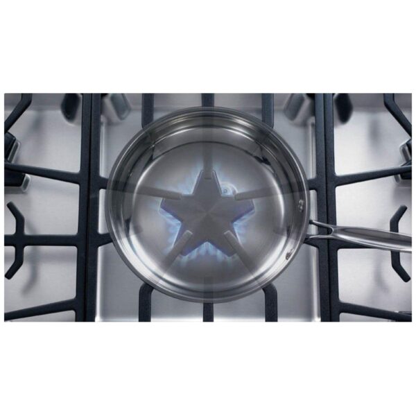 Thermador SGSX365TS Gas Cooktop, 36 inch Exterior Width, 5 Burners, Stainless Steel colour - Image 2