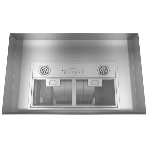 GE UVC7300SLSS Cabinet Insert, 20 inch Exterior Width, 390 CFM, 3.7 - 6.5, LED, Dishwasher Safe Filters, Stainless Steel colour - Image 2