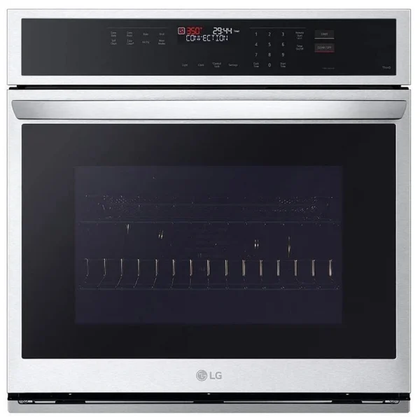 LG WSEP4723F Single Wall Oven, 30 inch Exterior Width, Convection, Self Clean, 4.7 cu. ft. Capacity, Wifi Enabled, Stainless Steel colour Air Fry