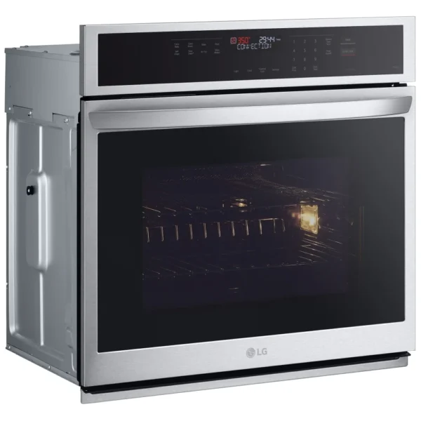 LG WSEP4723F Single Wall Oven, 30 inch Exterior Width, Convection, Self Clean, 4.7 cu. ft. Capacity, Wifi Enabled, Stainless Steel colour Air Fry - Image 5