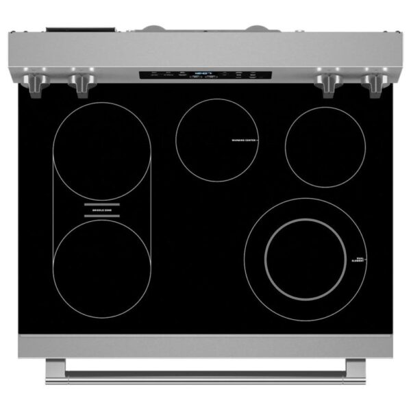 Maytag YMFES6030RZ Electric Range, 30 inch Exterior Width, Self Clean, Convection, 5 Burners, 5.3 cu. ft. Capacity, Storage Drawer, Air Fry, Stainless Steel colour - Image 5