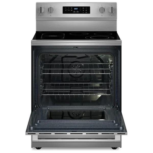 Maytag YMFES6030RZ Electric Range, 30 inch Exterior Width, Self Clean, Convection, 5 Burners, 5.3 cu. ft. Capacity, Storage Drawer, Air Fry, Stainless Steel colour - Image 6