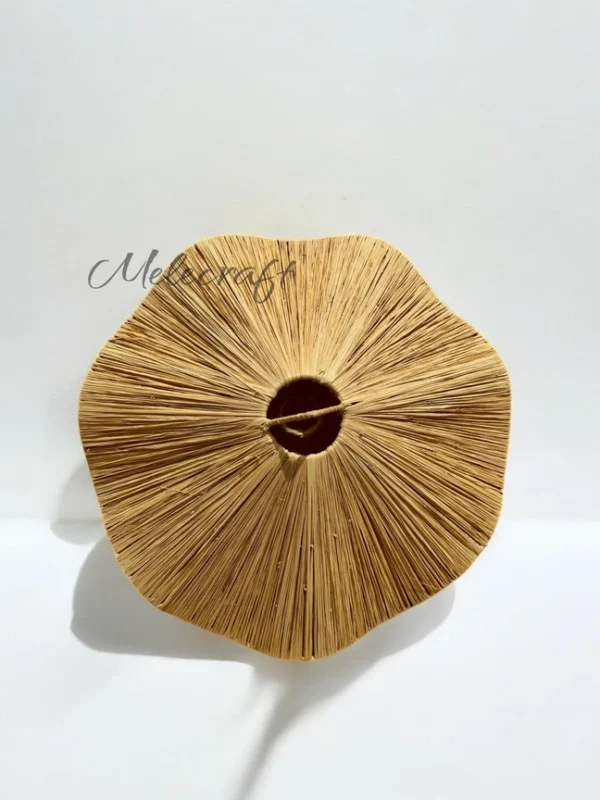 Natural Raffia Pendant Light - Image 2