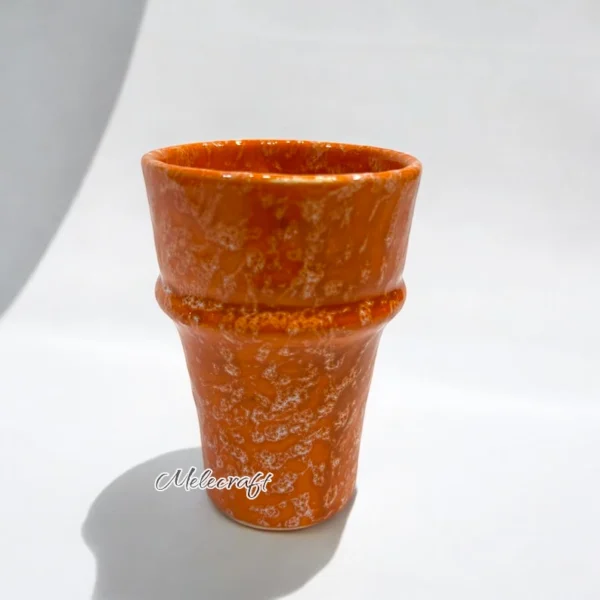 Handcrafted Ceramic Cups with Bright Colors - Image 5