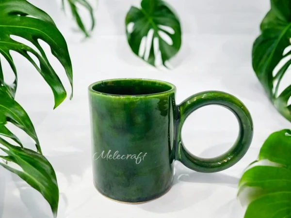 Handcrafted Moroccan Ceramic Mug – Artisan Style