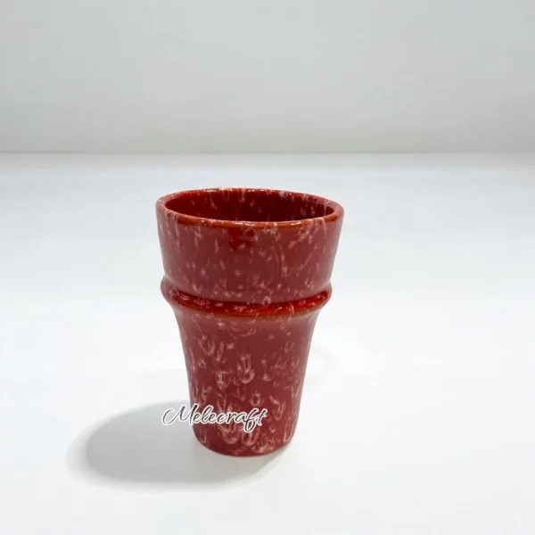 Handcrafted Ceramic Cups with Bright Colors - Image 3