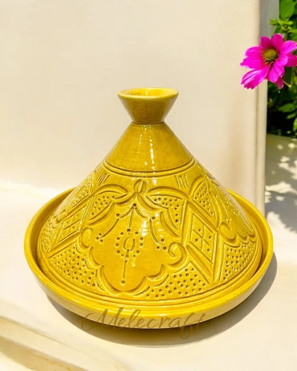 Handcrafted Moroccan Tagine - Authentic Ceramic Cookware