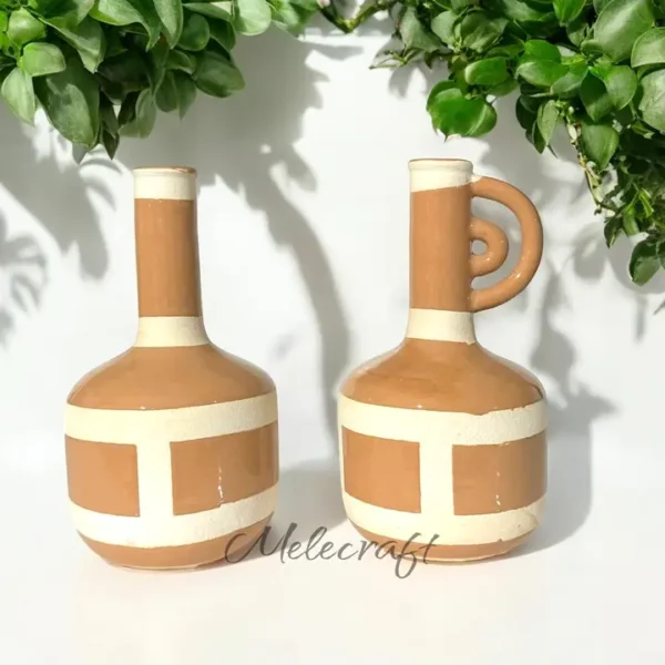 Handcrafted Ceramic Carafe - Image 2