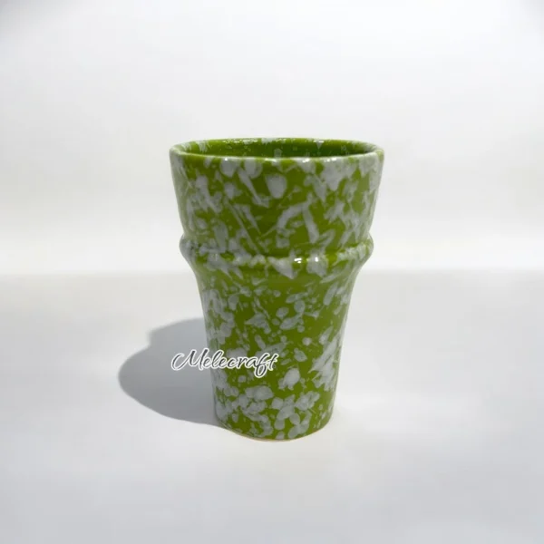 Handcrafted Ceramic Cups with Bright Colors - Image 7