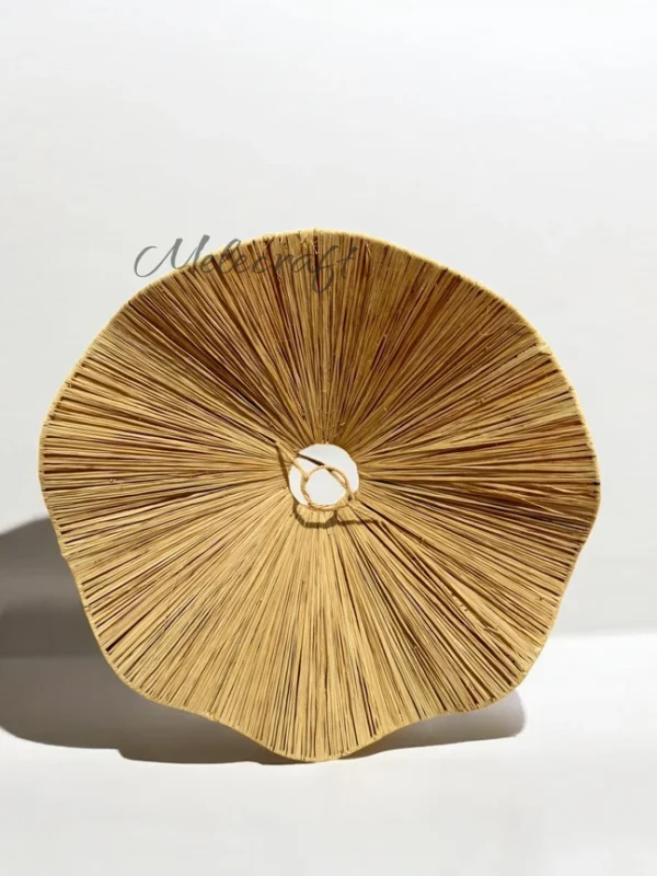 Natural Raffia Pendant Light - Image 3