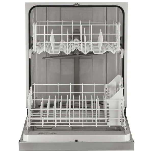 Whirlpool WDF341PAPM Dishwasher, 24 inch Exterior Width, 57 dB Decibel Level, Full Console, 4 Wash Cycles, 12 Capacity (Place Settings), Stainless Steel colour - Image 4