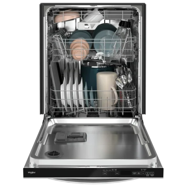 Whirlpool WDT970SAKZ Dishwasher, 24 inch Exterior Width, 47 dB Decibel Level, Fully Integrated, Stainless Steel (Interior), 5 Wash Cycles, 15 Capacity (Place Settings), Stainless Steel colour - Image 3