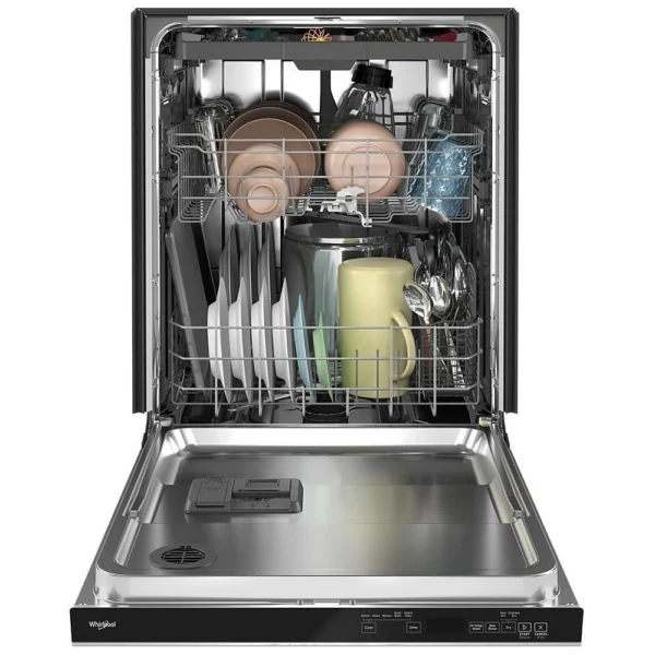 Whirlpool WDTA50SAKZ Dishwasher, 24 inch Exterior Width, 47 dB Decibel Level, Fully Integrated, Stainless Steel (Interior), 5 Wash Cycles, 13 Capacity (Place Settings), Stainless Steel colour - Image 8