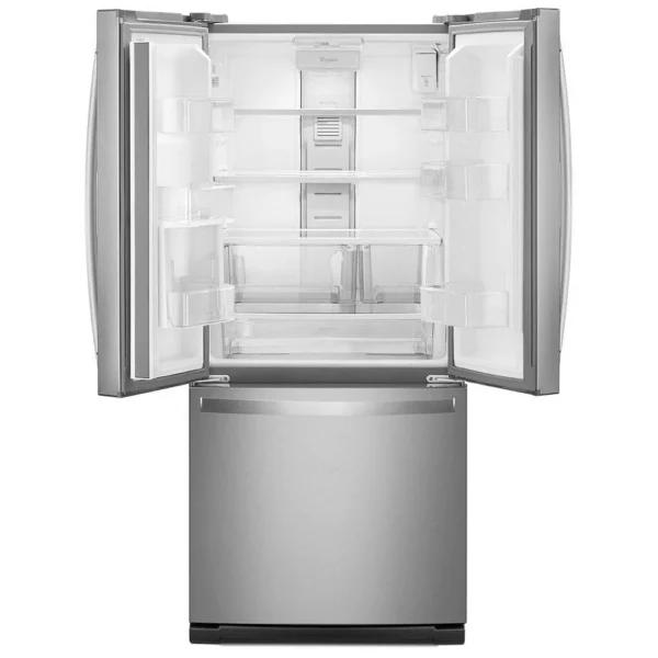 Whirlpool WRF560SEHZ French Door Refrigerator, 30 inch Width, 19.7 cu. ft. Capacity, Stainless Steel colour - Image 2