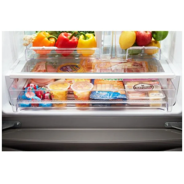 Whirlpool WRF560SEHZ French Door Refrigerator, 30 inch Width, 19.7 cu. ft. Capacity, Stainless Steel colour - Image 6