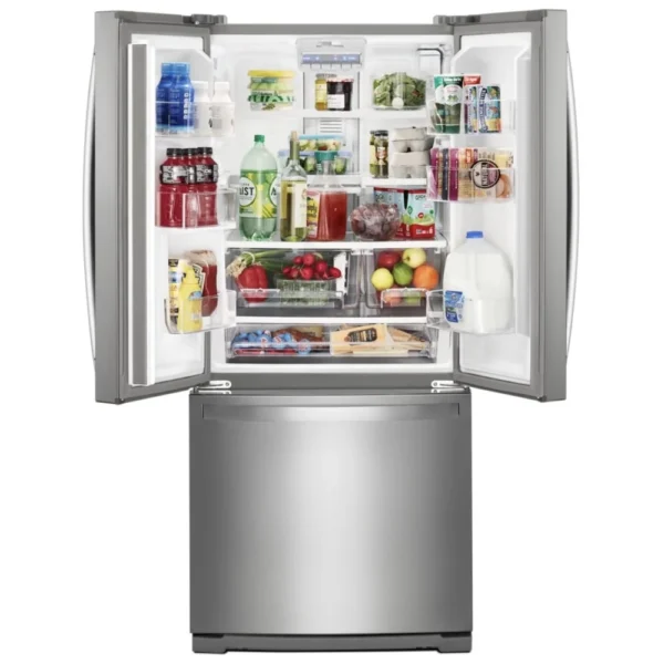 Whirlpool WRF560SFHZ French Door Refrigerator, 30 inch Width, 19.7 cu. ft. Capacity, Stainless Steel colour - Image 6