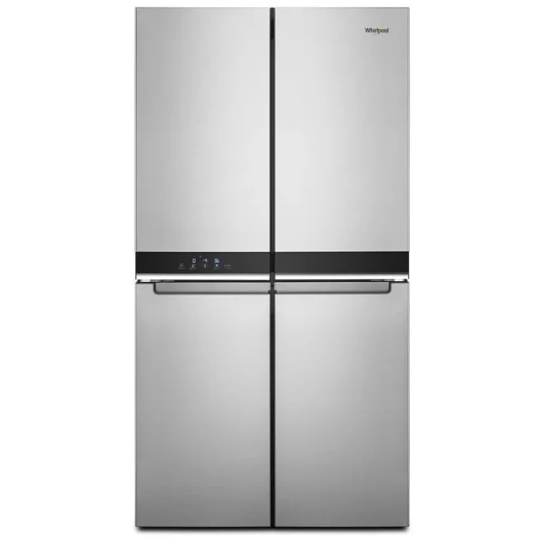 Whirlpool WRQA59CNKZ French Door Refrigerator, 36 inch Width, ENERGY STAR Certified, Counter Depth, 19.4 cu. ft. Capacity, Metallic Steel colour