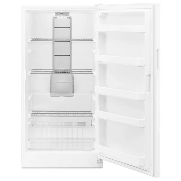 Whirlpool WZF34X16DW Upright Freezer, 30 inch Width, 16.0 cu. ft. Capacity, Frost Free, Reversible Door, Interior Light (Freezer), White colour Upright Freezer - Image 4