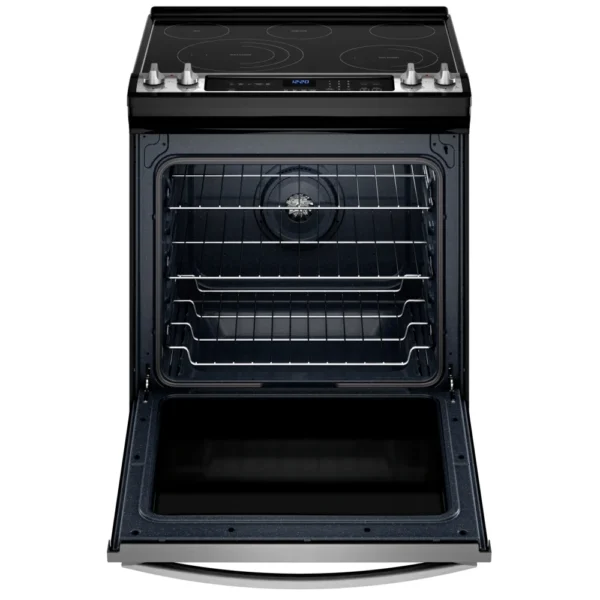 Whirlpool YWEE745H0LZ Electric Range, 30 inch Exterior Width, Self Clean, Convection, 5 Burners, 6.4 cu. ft. Capacity, Storage Drawer, Air Fry, 1 Ovens, Stainless Steel colour - Image 5