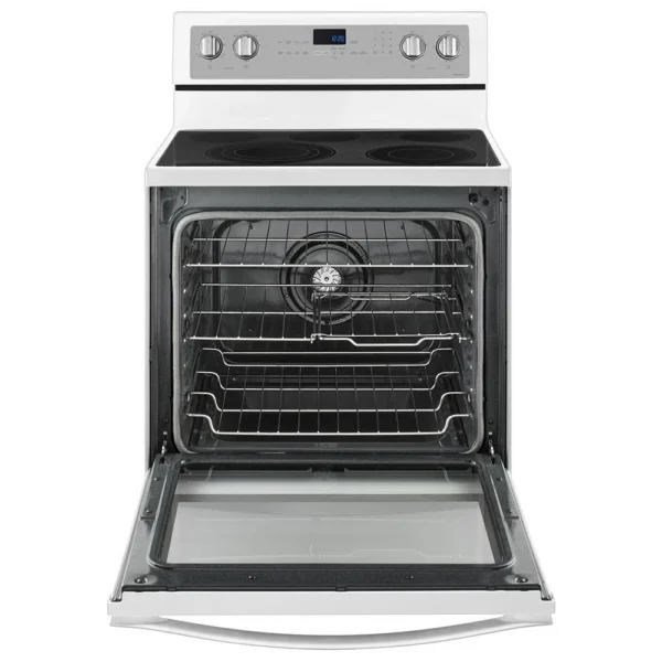 Whirlpool YWFE745H0FS Electric Range, 30 inch Exterior Width, Self Clean, Convection, 5 Burners, 6.4 cu. ft. Capacity, Storage Drawer, 1 Ovens, Stainless Steel colour True European Convection - Image 2