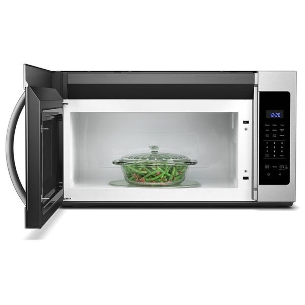 Whirlpool YWMMF5930PZ Over the Range Microwave, 1.1 cu. ft. Capacity, 300 CFM, LED, 30 inch Exterior Width, Stainless Steel colour flush mount - Image 5