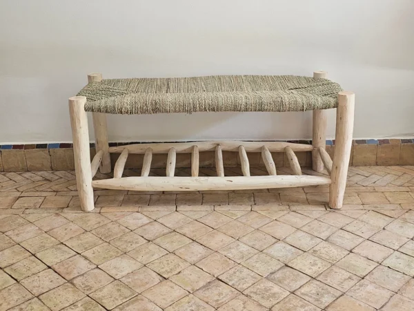 Wooden Bench with Integrated Storage - Ideal For Efficient