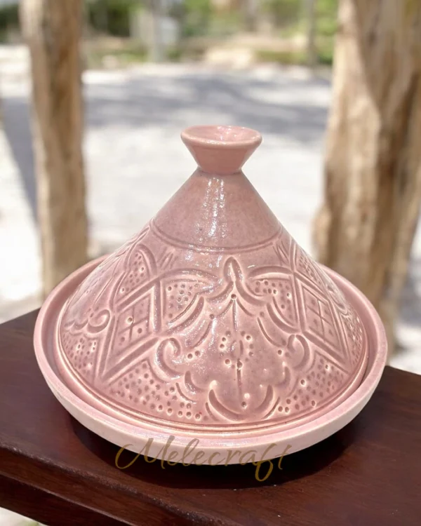 Handcrafted Moroccan Tagine - Authentic Ceramic Cookware - Image 2